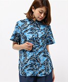 【小丸日本代购】 BAPE TROPICAL CAMO S/S 热带迷彩女款短袖衬衫