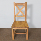 简意森然现代简约北欧餐椅家用木头椅子靠背全实木餐桌椅橡木餐椅
