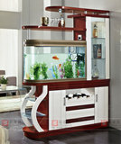 玄关柜 特价烤漆鱼缸柜 简约隔断柜 现代玻璃鱼缸3601(151*39)