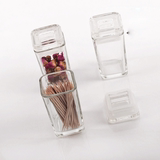 新品方形玻璃调味罐 带盖密封透明玻璃瓶 调味瓶 调料瓶 厨房用品