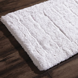 康尔馨 正品 吸水 全棉长毛方格地垫 100%长绒棉地毯 卫浴浴垫