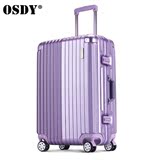 OSDY铝框拉杆箱20/24寸万向轮登机箱男女旅行李箱26/29寸托运箱包