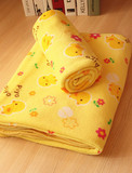 可爱黄小鸡卡通毛巾被毛毯珊瑚绒夏季儿童盖毯线毯午睡毯空调毯子