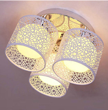 LED吸顶灯卧室灯具现代简约客厅灯圆形创意个性温馨花朵灯餐厅灯0