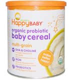 禧贝/happy baby 婴儿有机强化铁米粉糊3段 宝宝营养辅食进口198g