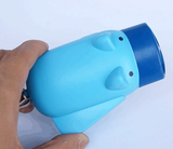 自发电 小猪 手电筒 礼品创意实用 礼品灯 可印LOG手动手电