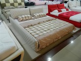 厂家直销住宅家具床类软床布艺床皮艺床现代双人床低箱1.8米A136