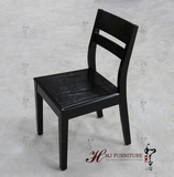 实木餐椅 时尚艺术餐椅 个性餐椅 北欧风格宜家风格餐椅 可做木面