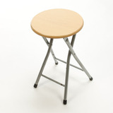 户外宜家用不锈钢便携式餐厅 椅子可折叠板凳子简约圆形麻将凳