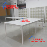 北京包邮 长2-2.4米双人台式电脑桌书桌餐桌会议桌台案阅览桌特价