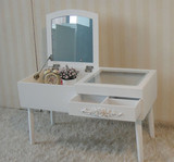 特价创意化妆柜 梳妆台化妆镜小型化妆台简易化妆桌台式电脑桌