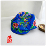 国境之南云南少数民族特色工艺品彩色手工刺绣布帽子特价冲冠促销