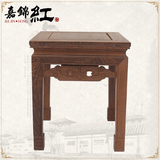 红木家具 中式古典小家具仿古家具鸡翅木矮凳原木方凳红木小凳子