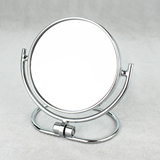 小镜子化妆镜折叠随身双面镜台式美容镜欧式壁挂镜金属欧式公主镜