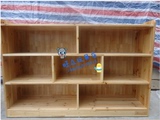 原木玩具柜 室内装饰书柜 幼儿园玩具柜 木制储物柜儿童收纳书架