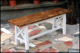 厂家直销 实木餐椅 地中海风格 做旧款椅子 实木长凳子 特价