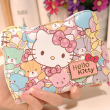 最新出口日本hello Kitty钱包 糖果色可爱KT熊短款钱包/韩版 女包
