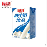 光明原味 酸牛奶饮品 1L*6盒 （江浙沪皖6盒包邮）