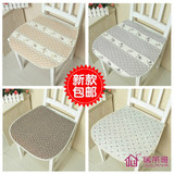 韩式田园碎花餐椅垫 绗缝座垫 椅子垫 凳子垫 布艺 坐垫2件包邮