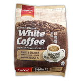 现货 进口白咖啡马来西亚超级咖啡 怡保炭烧咖啡二合一 无糖速溶