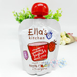 英国 Ella's Kitchen艾拉厨房果泥 宝宝酸奶 草莓 6个月+ 16.7月