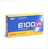 柯达 胶卷 E100VS 120 彩色 专业反转片 100度专业彩色反转胶卷