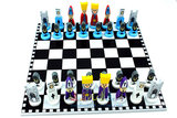 儿童生日新年礼物木质国际象棋欧美风格卡通造型益智棋类玩具包邮