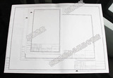有框/无框绘图纸 工程/机械制图纸 设计绘图纸 A4/A3/A2 100张