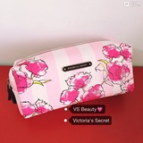Victoria's secret维多利亚的秘密玫瑰花笔袋化妆包收纳包包邮