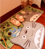 满百包邮龙猫脚垫坐垫日本尾单防滑珊瑚绒厨房浴室防滑垫儿童房地