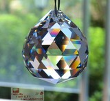 正品埃及水晶球 进口40mm水晶灯球 灯配件 DIY水晶吊球 车头饰品