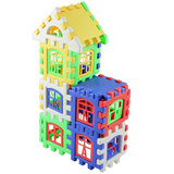 男孩积木房屋建构拼插塑料儿童益智积木玩具启蒙智力拼装过家家女