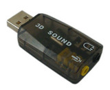 USB声卡免驱动 电脑外接声卡USB 带麦克风孔 5.1声卡 外置声卡