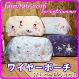 【现货】日本代购 2016新款petit fleur刺绣化妆包 收纳包饺子包