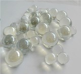 秒杀包邮透明玻璃珠1.4/1.6/ 2.2 /2.5厘米多尺寸弹珠玻璃球玩具