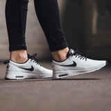 美国代购 耐克Nike Air Max Thea 白色黑勾 黑白  跑步鞋 女鞋