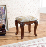 特价促销欧式化妆的凳子全实木雕花美式梳妆台凳仿古换鞋楸木家具