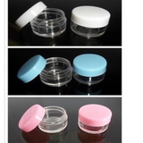 5g10g20g30g50g膏霜瓶塑料盒分装透明底小空盒药膏盒化妆品面霜盒