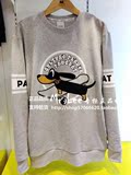 Pancoat大黄鸭专柜正品代购2016款男式圆领套头卫衣PPATT161030M