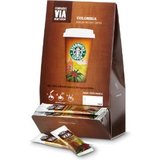 美国代购 星巴克Starbucks 速溶纯咖啡VIA阿拉比卡咖啡  50条盒装