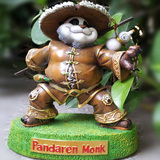 酷牛新品 魔兽世界游戏周边 熊猫人武僧 模型手办公仔玩偶