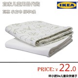宜家IKEA代购 瓦林小方巾 新生儿纱布浴巾婴儿纯棉超柔软洗澡包巾