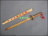 龙泉宝剑 小木剑 木剑 儿童玩具表演道具 桃木辟邪剑 木制 未开刃