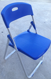 宜家折叠椅培训椅塑料折叠椅无扶手学生椅子塑料靠背椅家用便携式