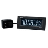 日本代购SEIKO精工DL205创意学生电子闹钟温湿度显示日历液晶台钟