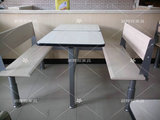 特价食堂餐桌椅不锈钢快餐桌四人位连体餐桌分体餐桌椅小吃店桌椅