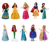 美国代购Disney迪士尼15版经典公主娃娃玩具白雪冰雪奇缘艾莎爱莎