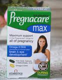 英国Pregnacare Max孕期维生素含DHA钙 鱼油84粒孕妇专用