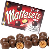 澳洲进口零食 Maltesers麦提莎 麦芽牛奶黑巧克力 麦丽素 盒装90g