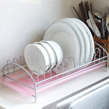 厨房置物架放碗碟架 沥水碗架单层收纳架 盘子沥水篮架子滴水碗架